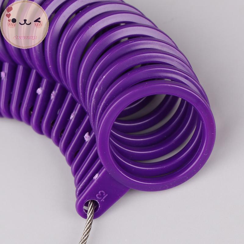 Chee Jewellery เครื่องมือแหวนขนาด Mandrel Stick Finger Gauge แหวน Sizer วัดเครื่องประดับชุดเครื่องมือแหวนขนาดแฟชั่น Jewellery เครื่องมือ EN - รูปที่ 6