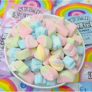มาร์ชเมลโลว์ฟรีซดราย อบกรอบ ขนาด80กรัม อร่อย หวาน กรอบ ละลายในปาก ขนมกินเล่นสุดฮิต