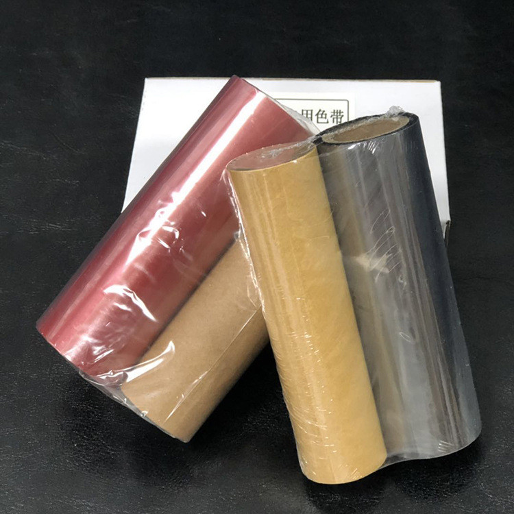 เหมาะสําหรับเครื่องสติกเกอร์สี MAX CPM-100HG3/HG5C ที่ใส่ริบบิ้น SL-R108T/122T สีขาวสีเหลืองพร้อม Co