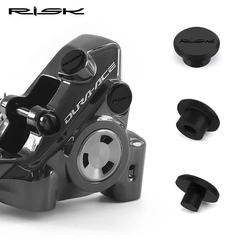 เซ็ท.disk brake caliper สำหรับจักรยาน แบบน้ำมัน มีฝาครอบป้องกันฝุ่น พร้อมสกรู และปลั๊ก ใช้งานได้กับ modelo 105