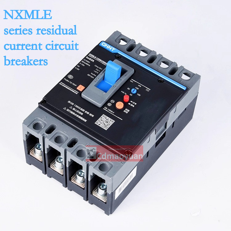 CHNT เบรกเกอร์รั่ว NXMLE-125S/4300A 160S 250S 400S 630S ป้องกันการรั่วไหล 4P