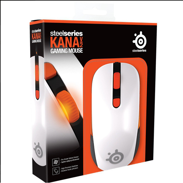 SteelSeries SteelSeries kana v2 Mouse เมาส์แบบมีสาย เกม เมาส์สําหรับเล่นเกม เหมาะสําหรับปืนแรงดันการตั้งค่ามาโคร