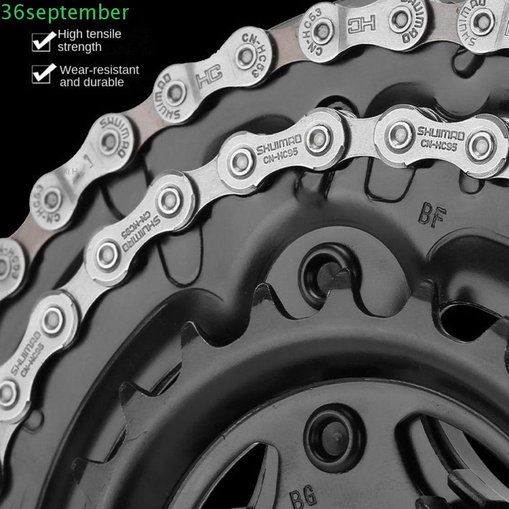 SEPTEMBER โซ่ความเร็วตัวแปร,เหล็กคาร์บอนสูง C51/HC73/CNX10/HC40 จักรยานโซ่, HC53/HC95/HC701/M8100 ปฏ