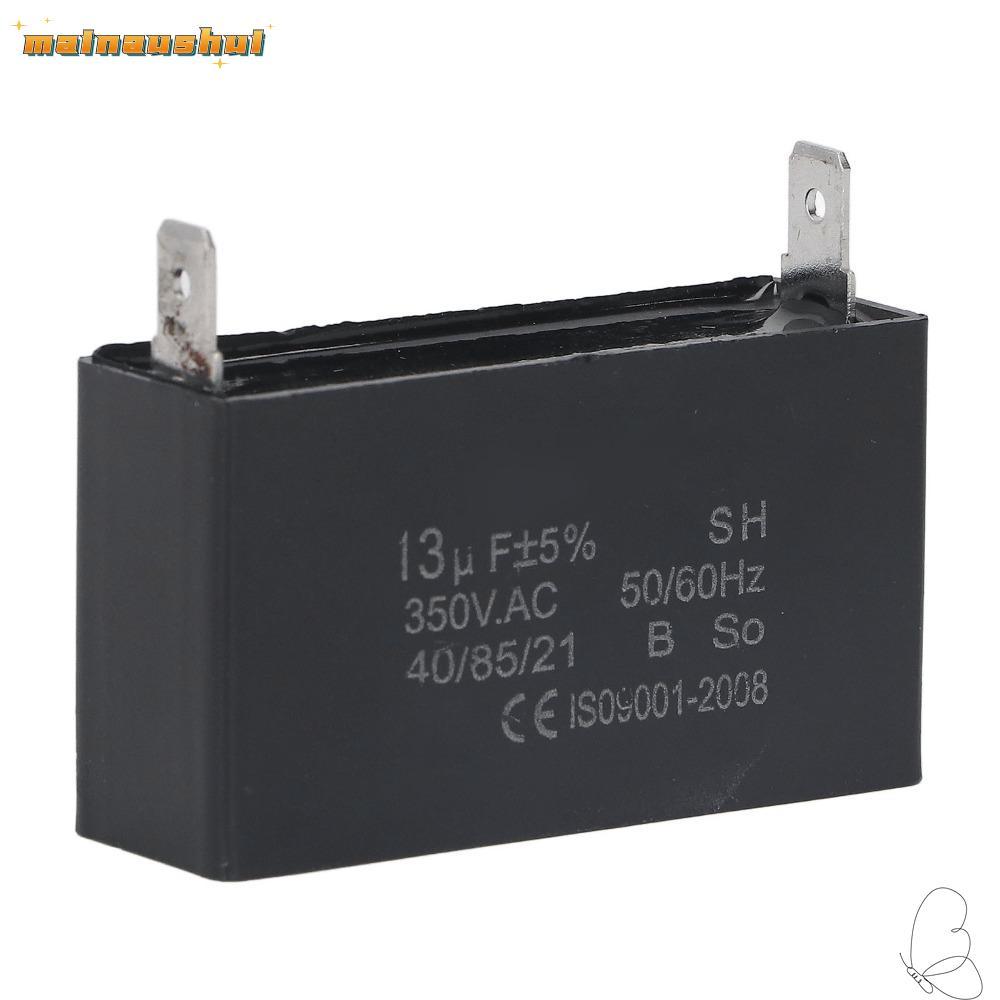 MAINAUSHUI CBB61 Capacitor, 350VAC 13μF Motor Start Capacitor, เครื่องกําเนิดไฟฟ้าเบนซินป้องกันอย่าง