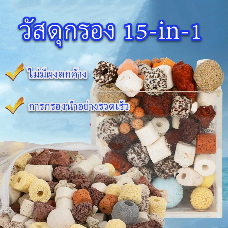 เซรามิคแหวนลาวากรองสื่อประสิทธิภาพสูงกรองชีวภาพบ้านแบคทีเรียสําหรับบ่อปลาก้อยและพิพิธภัณฑ์สัตว์น้ํา