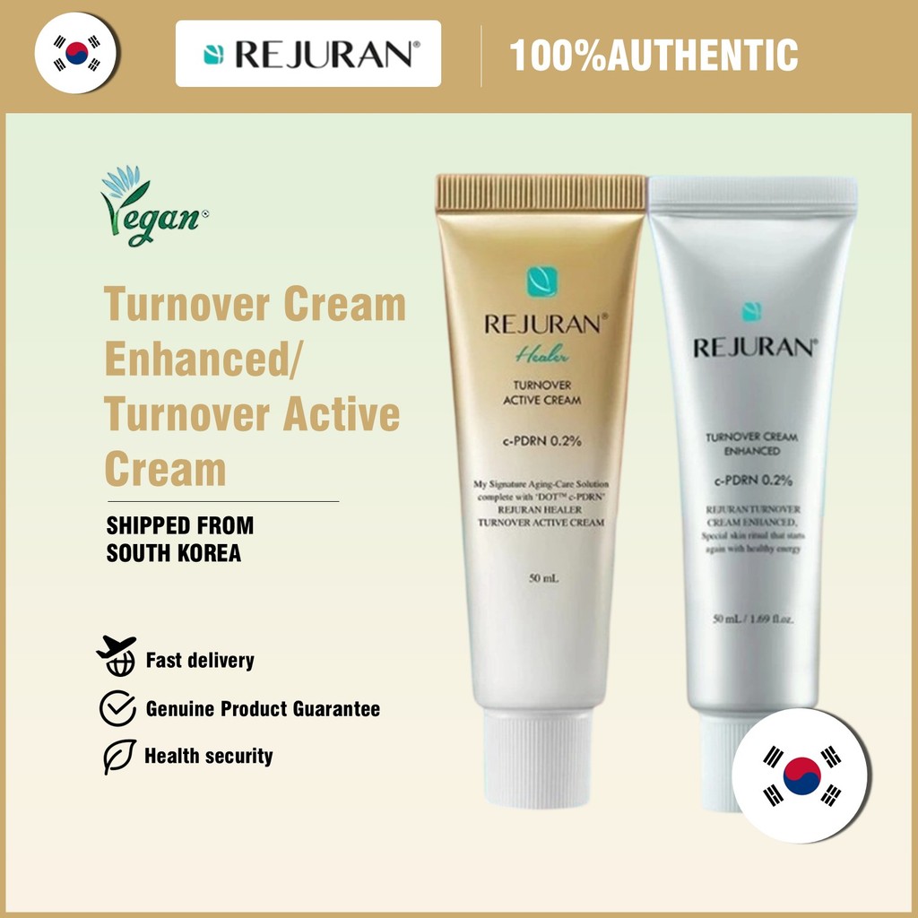 [REJURAN] Turnover Cream Enhanced/Turnover Active Cream 50ml | กระชับ | ให้ความชุ่มชื้น | ผ่อนคลาย