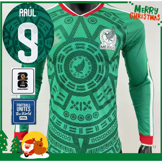 2025-26 Player Jersey Mexico Local Long Sleeve Soccer Shirt