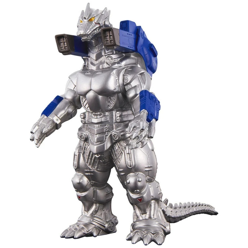 ♡Bandai Godzilla Movie Monster Series 2002 Mechanical Godzilla Movable Soft Gum Doll