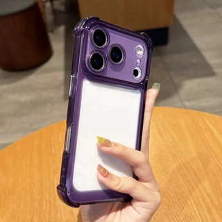 กันกระแทกใสเคส For iPhone 13 11 16 Pro Max 17 Air 15 14 12 XR X Xs 7 8 Plus SE14promax 16promax เคสโทรศัพท์มือถือ