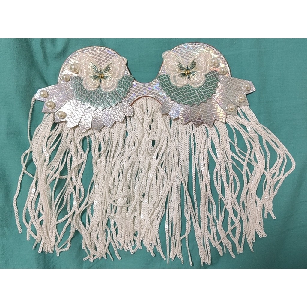 Kayden Plus กระเป๋านกฮูกหนังวัว พู่หน้ากากตา พร้อมสายสะพายและจับมือ