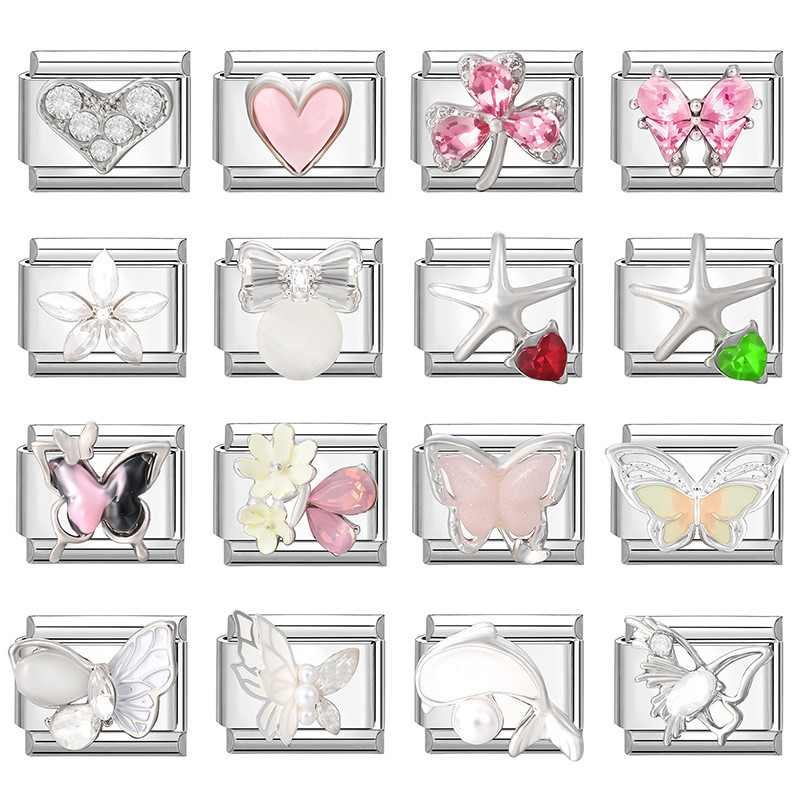 โมดูลเครื่องประดับสแตนเลสสำหรับทำเอง DIY สร้อยข้อมือ