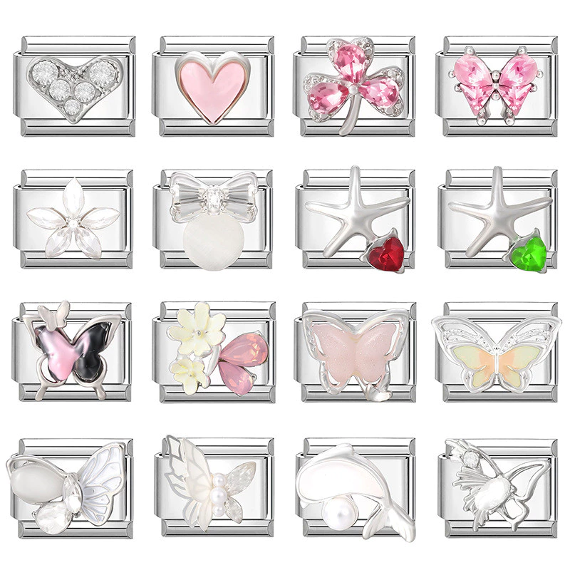 โมดูลเครื่องประดับสแตนเลสสำหรับทำเอง DIY สร้อยข้อมือ