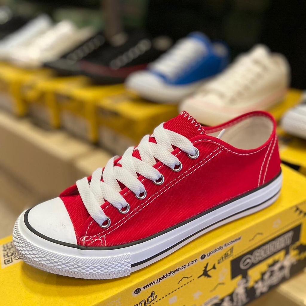 NEW Goldcity GC1207 รองเท้าผ้าใบแฟชั่นทรงคลาสสิค น้ำหนักเบา พื้นยางอย่างดี Size : 37-47 (พร้อมส่ง!) - รูปที่ 6