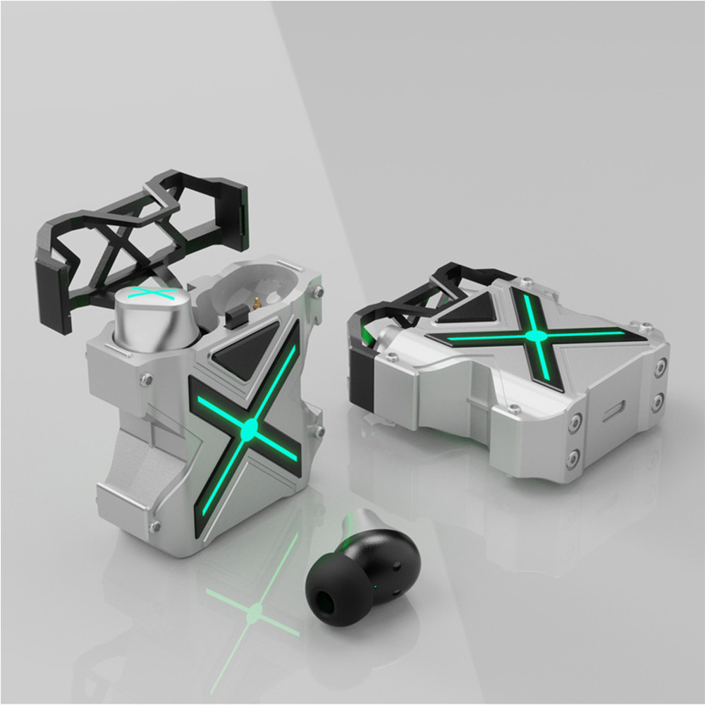 Tws K89 Bluetooth-compatible Earphones In-ear Noise Canceling Mechanical Style Wireless Gaming Headp