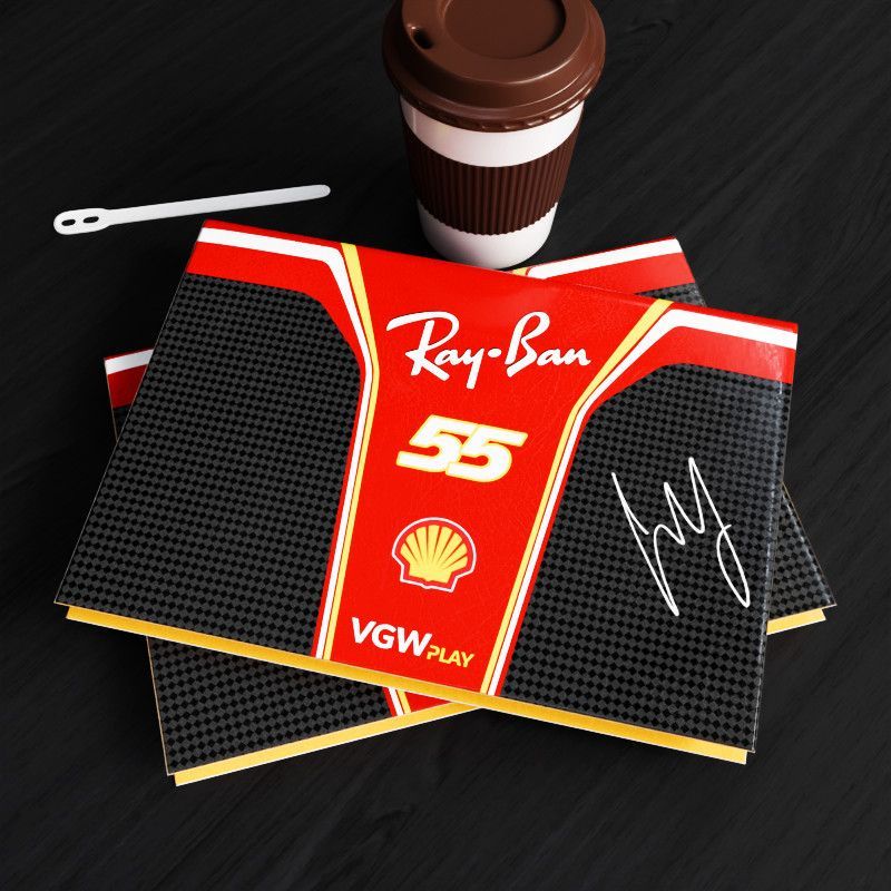 F1 racing style lined notebook, Lewis, Leclerc, red notebook/workbook