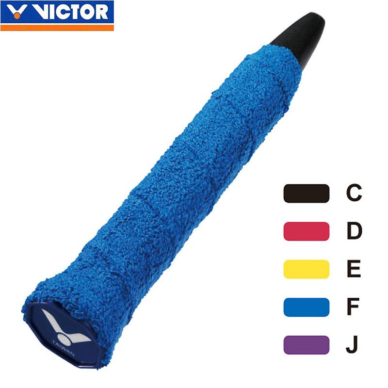 สต็อกพร้อม#正品胜利VICTOR威克多GR334羽毛球拍毛巾握把吸汗手胶薄款ld666