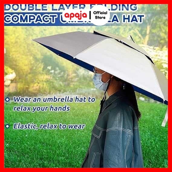 Apaja Double Layer Anti-Leak Umbrella หมวกร่ม 77 ซม. - UC7