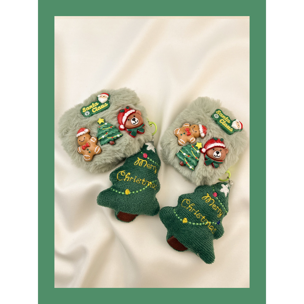 airpod pro 3 case เคส airpods pro 3 Ins ตุ๊กตาคริสต์มาสมนุษย์ขนมปังขิง airpods เคสกันกระแทก airpod3ส