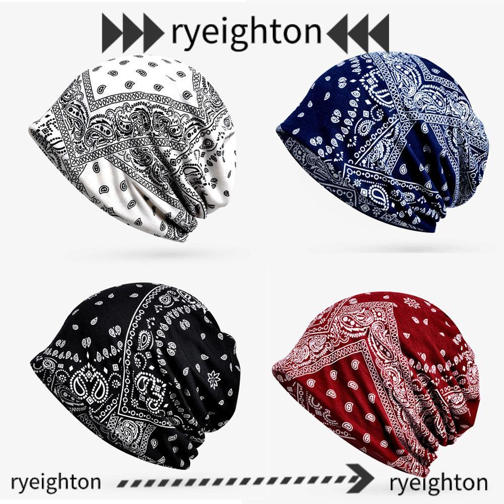 RYEIGHTON หมวกทูปเลเยอร์สำหรับคีโม ทำจากผ้าฝ้าย สไตล์ฮิจอบหรือหมวกทูบานสำหรับผู้หญิง