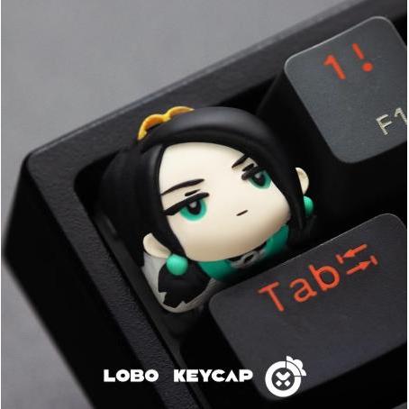 Lobo Sage Valorant Agent Theme Artisan Keycaps ปุ่มกดเรซิน