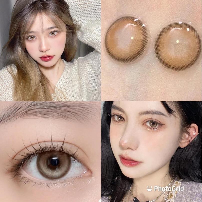 Shopee:Sukapab: 【graded Lens】UYAAI x FRESHLADY คอนแทคเลนส์ สีน้ําตาล K4 เลนส์นิ่ม ใช้ได้หนึ่งปี 0.00