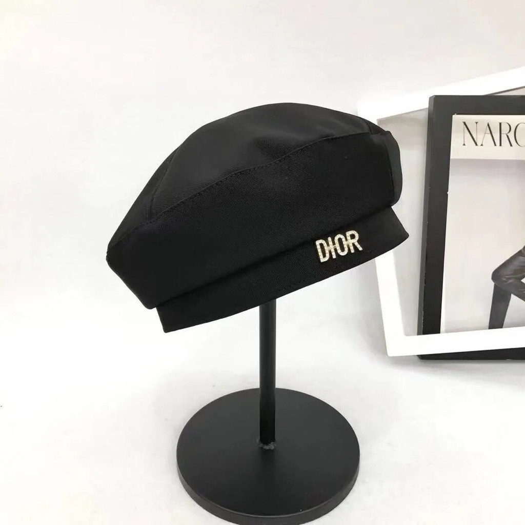 1DIOR188 CD Beretหญิงฤดูใบไม้ผลิฤดูร้อนเกาหลีรุ่นหมวกฟักทองสไตล์ญี่ปุ่น All-Match จิตรกรหมวกแฟชั่นอั