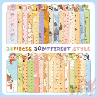 30ชิ้น/เซ็ต※น่ารักการ์ตูนสัตว์ไม้บรรทัดบุ๊คมาร์ค※แฟชั่นหนังส…