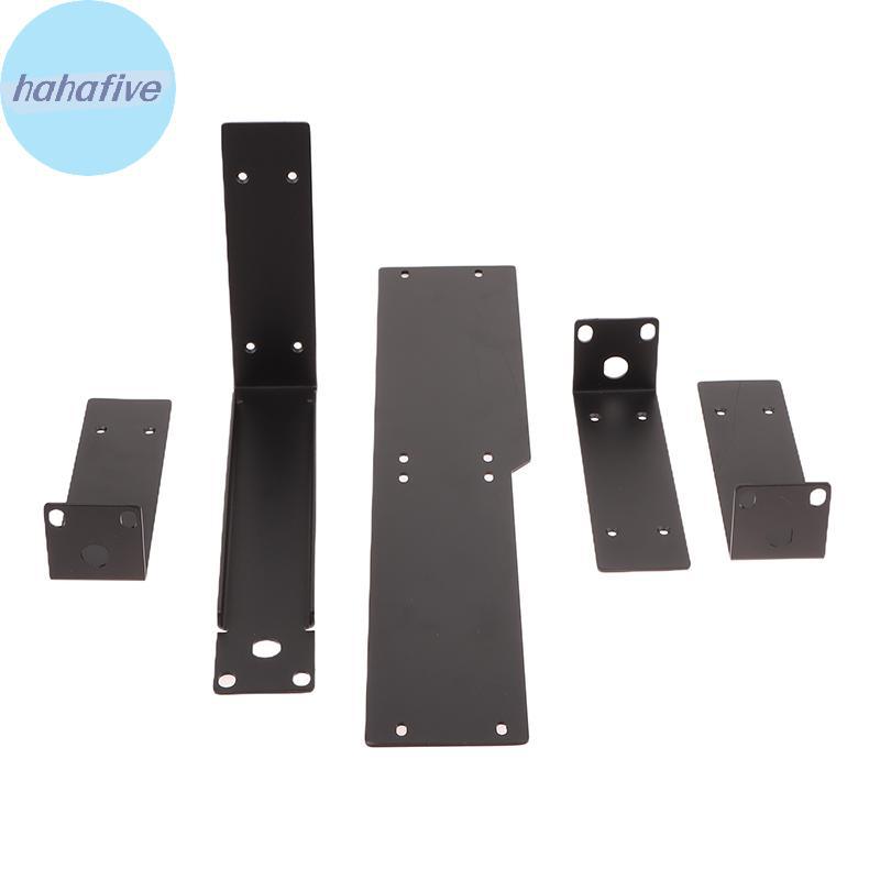 HAHA Rackmount Rack กรอบโลหะสําหรับระบบไมโครโฟนไร้สายตัวรับสัญญาณไร้สายสําหรับ QLXD4 ULXD ULXD4 SLXD