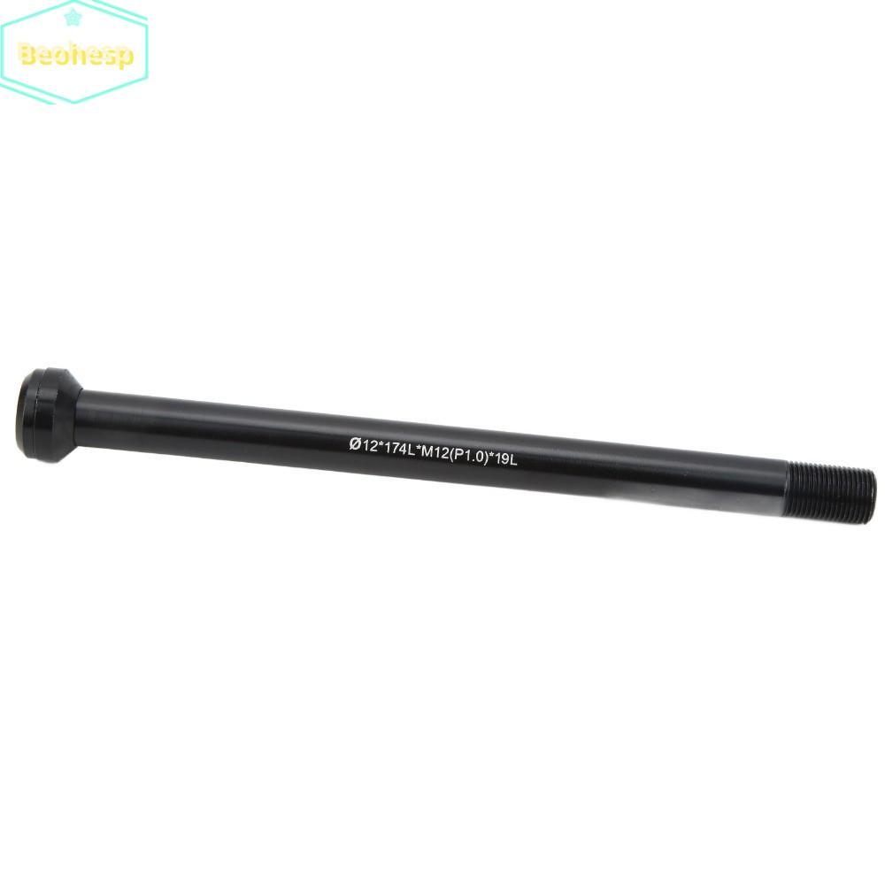 BEOHESP Quick Release, อลูมิเนียมอัลลอยด์น้ําหนักเบาจักรยาน Thru Axle, ทนทาน 12*124L*M12(P1.0)*16L/1