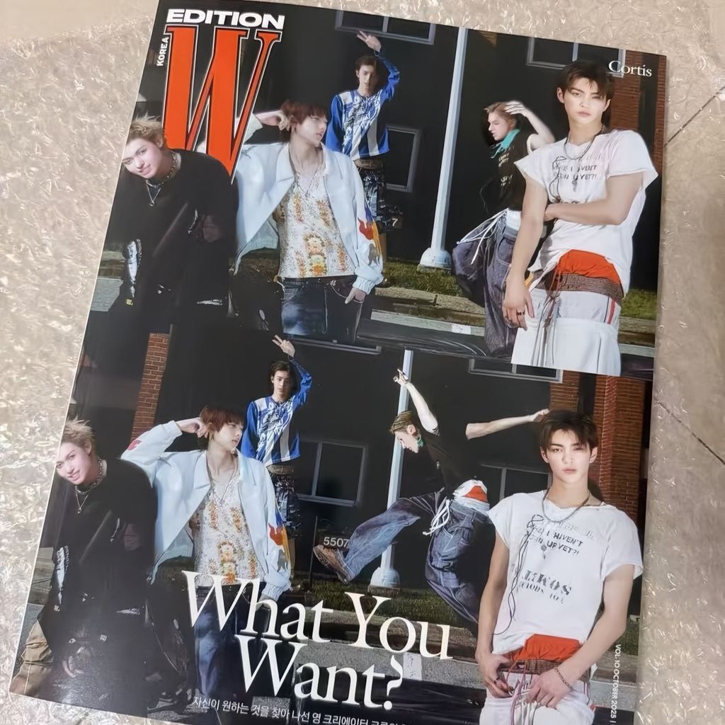 นิตยสาร Cortis w korea ตุลาคม Journal Magazine Martin Kim Lord Training Yan Sunghyun An Qianhao Maga