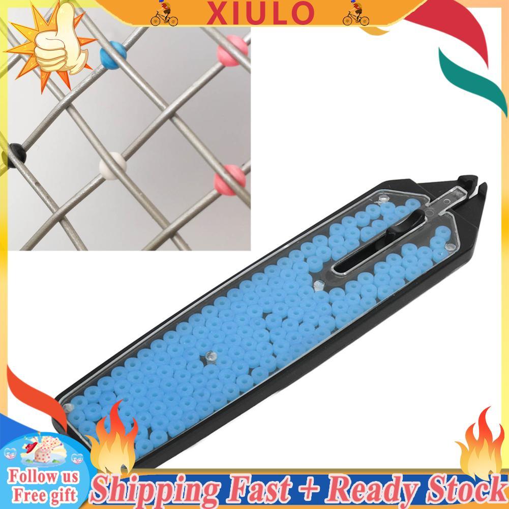 Xiulo Xiulo DAUZ Tennis String Saver เปลี่ยนพลาสติกน้ำหนักเบาทนทานสำหรับไม้สควอช (สีแดง)