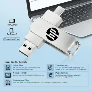 CODOTG 2 IN 1 HP 2TB แฟลชไดรฟ์ USB Type-C OTG ความเร็วสูงสําหรับแท็บเล็ตพีซีโทรศัพท์มือถือ