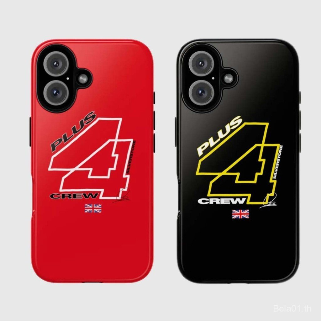 เคสโทรศัพท์โทรศัพท์ เหมาะสําหรับ iPhone Black Red No. 44 iPhone17 เคสโทรศัพท์ iPhone16 ฟิล์ม 2 in 1 