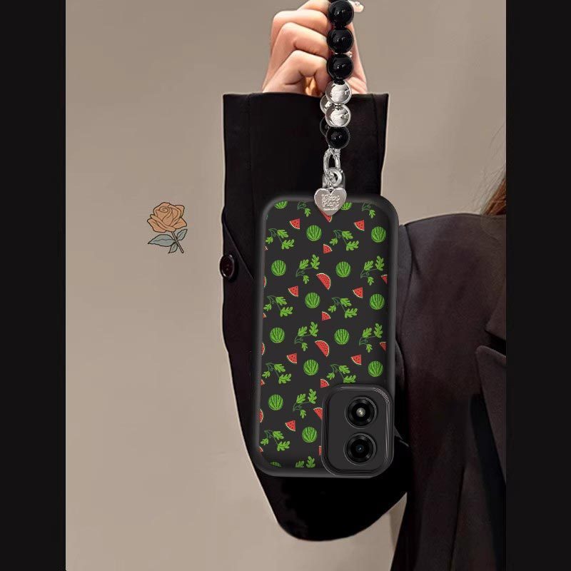 G04S 4G Case Fresh watermelon lanyard รูปแบบรู้สึกสบายออกแบบเหมาะสําหรับ Moto G04S 4GPhone Cases Fea
