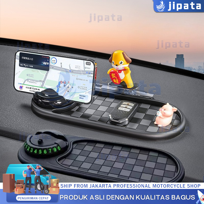 【COD】แผ่นกันลื่นอเนกประสงค์ ที่วาง​โทรศัพท์​ใน​รถยนต์​ แผ่นกันลื่นในรถ