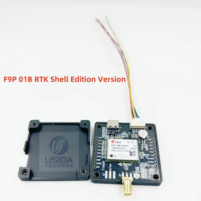 ZED-F9P 01B, 02B, 04B, 15B GPS RTK housing versions, carrying antenna series  GNSS  UBLOX module