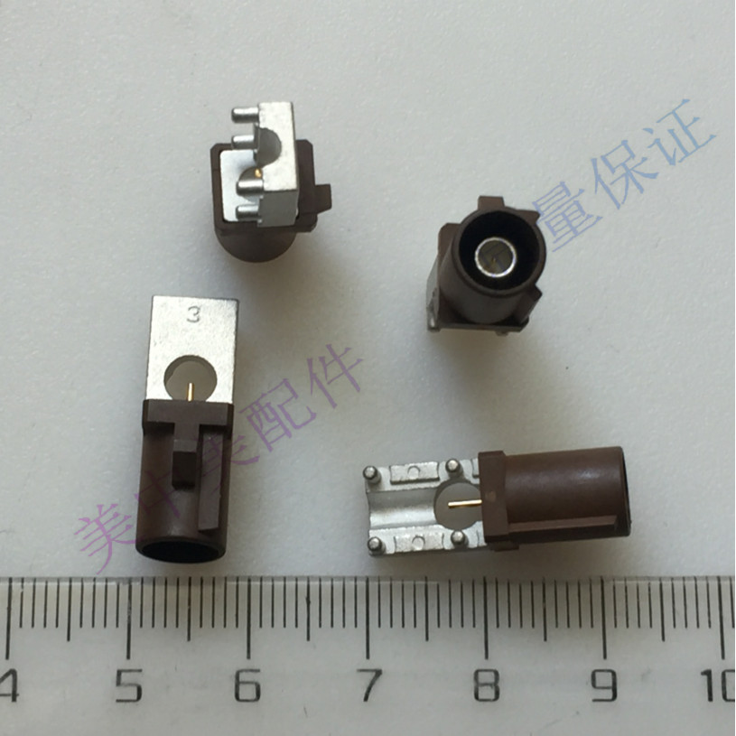 Original Amphenol RF Head Connector F-Type Plug Interface RF Device Gold Pin Male Head