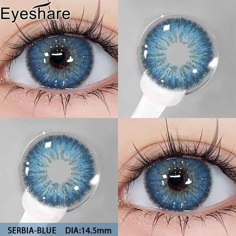 EYESHARE คอนแทคเลนส์สี 2 ชิ้น/คู่ คอนแทคเลนส์แต่งหน้า 14~14.5 มม. ชุด...คอนแทคเลนส์คอนแทคเลนส์ตา
