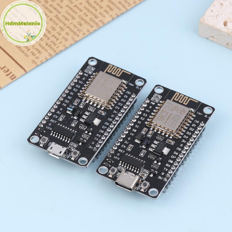 HDMM Nodemcu Lua V2.1 ESP8266 ESP-12F บอร์ดพัฒนา WIFI Micro USB- CH340 กระดานดําพร้อมปุ่มแฟลชและ RST