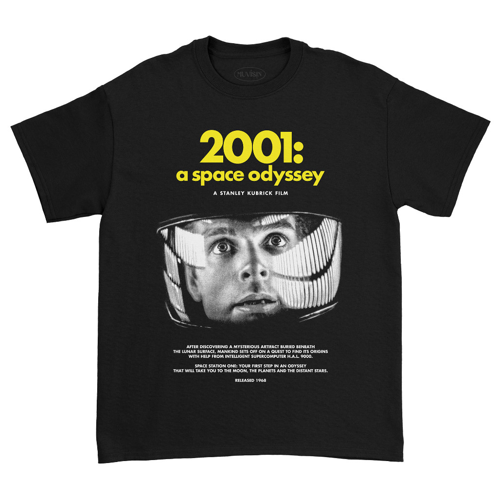 เสื้อยืดภาพยนตร์ภาพยนตร์ภาพยนตร์ Space Odyssey ปี 2001