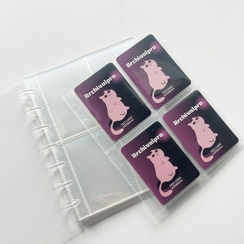 New Product#RINGNOTE 3.5Instant Camera4Inch Card Binder61 Inch Postcard Storage Album Mushroom Hole 