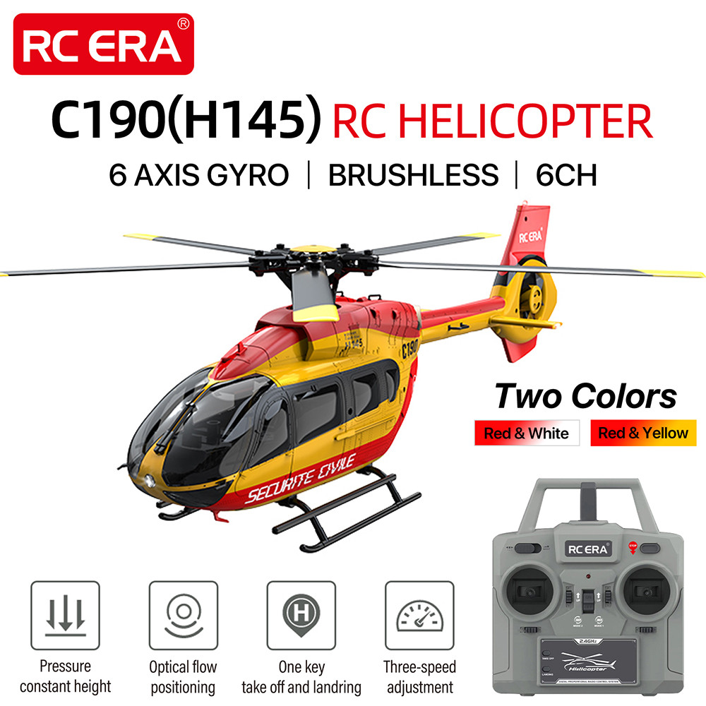 RC ERA C190(H145) Helicopter Dual Brushless 6CH Optical Flow Positioning 311mm Length  6 Axis Gyro 1