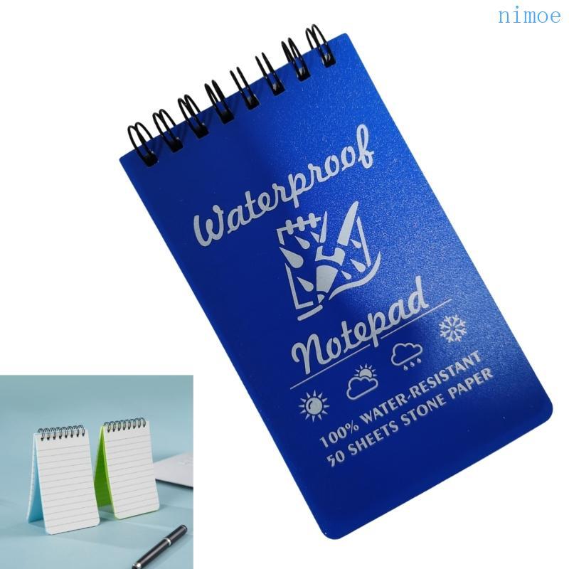 Nio Pocket Notepad All Weather Waterproof Notebook Spirals Notebook Field Note Pad สําหรับกิจกรรมกลา