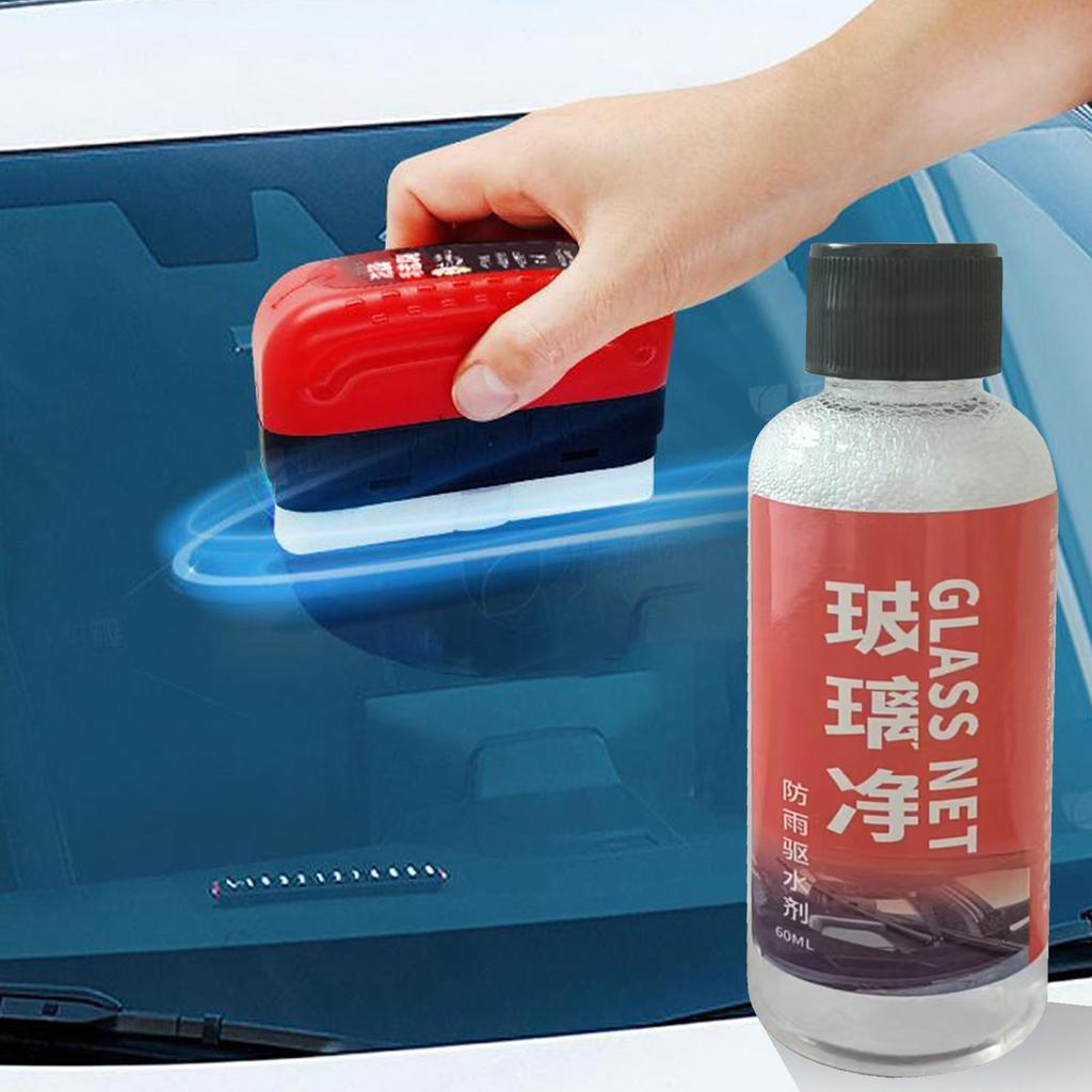 Windshield Oil Remover Auto Glass Oil Film Remover with Sponge Towel Auto Glass Oil Film Remover 120