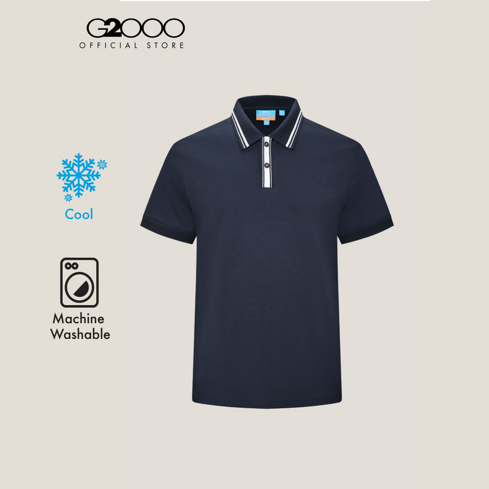 G2000 เสื้อโปโลสำหรับผู้ชาย Smart Fit รุ่น 5114014277 NAVY