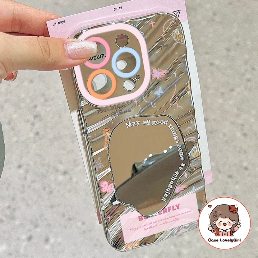 🔥ส่งจากไทย luxury Mirror เคส IPhone 17 16 15Pro Max IP11 14Pro Max XR พสัส13 12 7 8Plus X XsMax กระจ