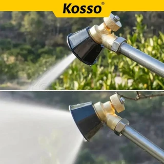 Kosso หัวฉีดพ่นยา หัวฉีดละอองทองเหลือง แรงดันสูง หัวพ่นยาหมวกแดง สีส้ม (1ชิ้น)