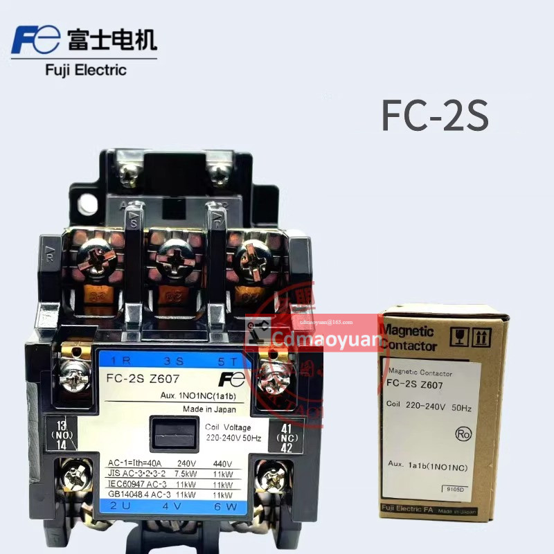 คอนแทคแม่เหล็กไฟฟ้า Fuji FC-2S FC-3 AC Contactor ใหม่เอี่ยม