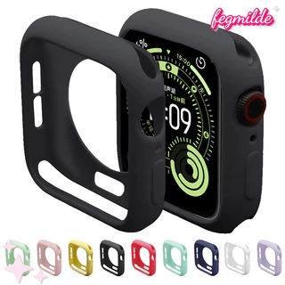 เคสซิลิโคนอ่อน for Apple Watch SE Ultra 3 2 Iwatch Series 11 10 9 8 7 6 5 49มม 46มม 42มม 45มม 44มม 40มม 41มม 38มม