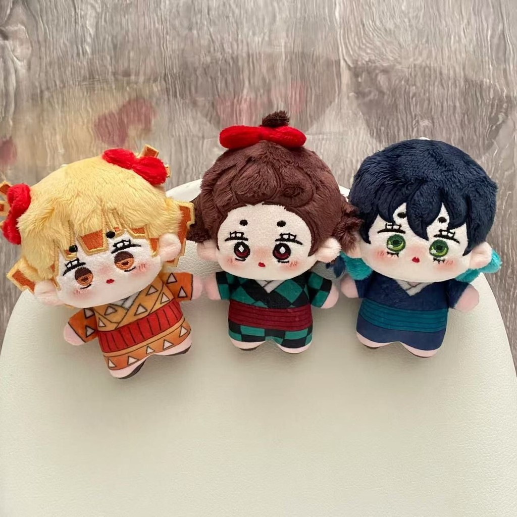 ตุ๊กตาสินค้าสองมิติ Huajie Tanjiro Inosuke Zenitsu Nu ปลาดาวผ้าฝ้ายตุ๊กตาตุ๊กตา